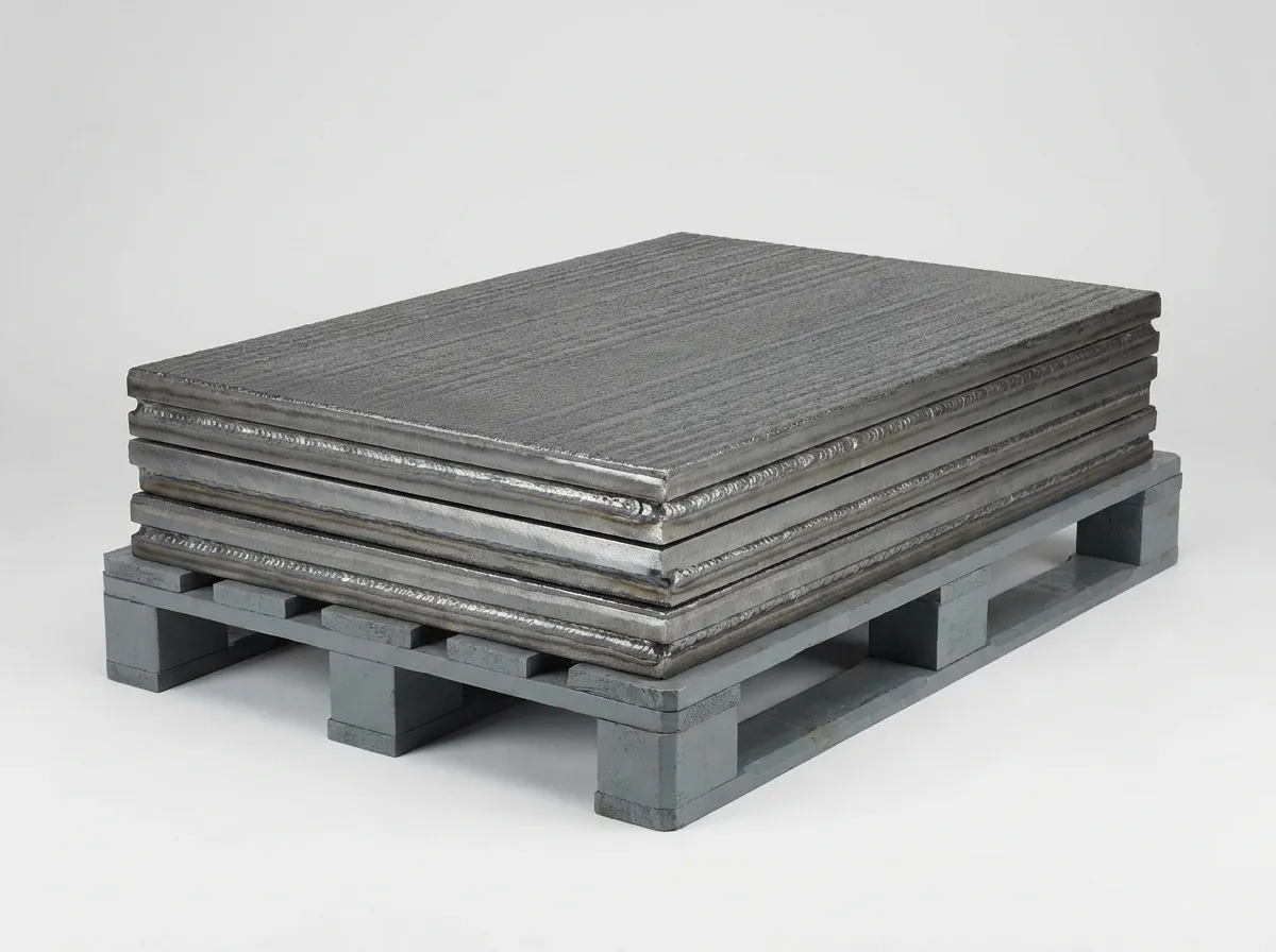 Pelat tahan aus chromium carbide overlay untuk peralatan pertambangan